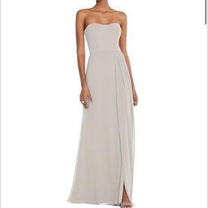 Dessy Group Dress - Size 4, color oyster, dry cleaned